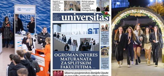 Novi Universitas u blagdanskom izdanju s reportažama, intervjuima i studentskim temama